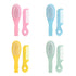 MHADBKH Set Newborn Caps Brush Soft Hair Brush Hair Comb Travel Hair Comb For Baby Toddler Bathing Head Massage