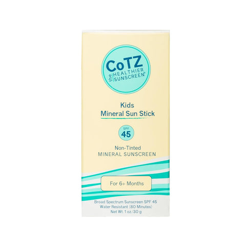 45 CoTZ Kids Mineral Sunscreen Stick | SPF | Gentle | Mess Free