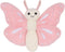 Apricot Lamb Pink Butterfly Plush Stuffed Animals for Kids, Soft Cute Plush