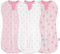 Baby Swaddle 0-2 Months, Cotton Arm-In Zipper Sleep Sack, Wearable Blankets Wrap
