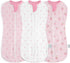 Baby Swaddle 0-2 Months, Cotton Arm-In Zipper Sleep Sack, Wearable Blankets Wrap