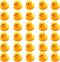 Bath Duck Toys 30 PCS Mini Rubber Ducks, Squeak and Float Duckies for Baby Shower Party Decoration (1.6'')