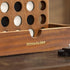 Iron & Glory Line Up Luxury Strategy Board Game, Wooden Folding, Classic Family Games, Brown