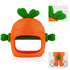 0-24 Chuya Silicone Baby Teething Toys Teether for Babies Months Carrot Hand Teethers Teething Relief Sore Gums Baby