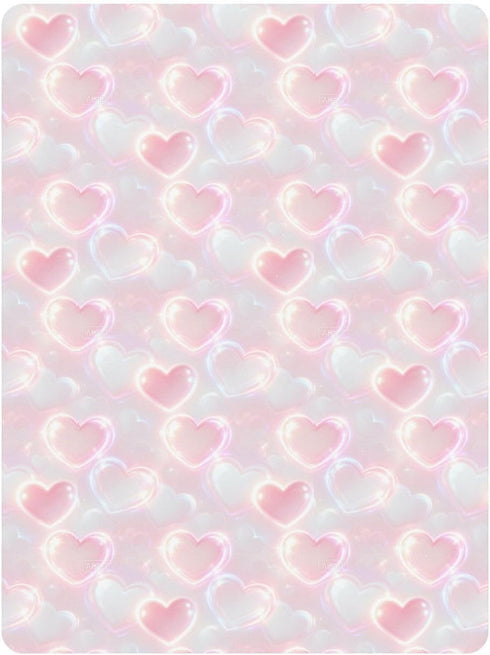 miaozhen Seamless 1 Pack 52x28 Cotton Baby Crib Sheets Ultra Soft Heart Aura Muslin Crib Sheets for Nursery Decor de