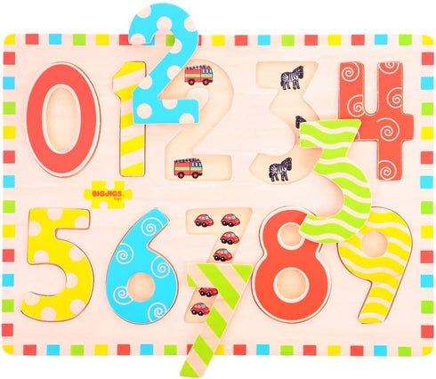 Bigjigs Toys Inset Puzzle Numbers