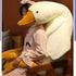 FANGYU Goose Stuffed Animal Pillow Toy, Cute Giant White Goose Stuffed Animal Duck Plush,Swan White,It's a