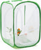 Two Doors Monarch Butterfly Habitat, Insect Mesh Cage, Caterpillar Enclosure Terrarium Pop-up (15.7 x 15.7 x 24)