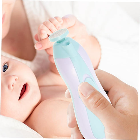 Trimmer Set 3-in-1 YARNOW Electric Nail for Boys and Girls Baby Nail Polisher Safety Guard Rechargeable Handheld