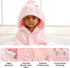 Made by Kalos Set (2pcs, Kalos Baby Towel with Hood for Girls, Boys - Soft, Absorbent, Cotton Blend Hooded Baby Towels