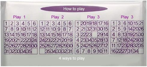 Number Slide Puzzle Brain Teaser IQ Game (35 Number)