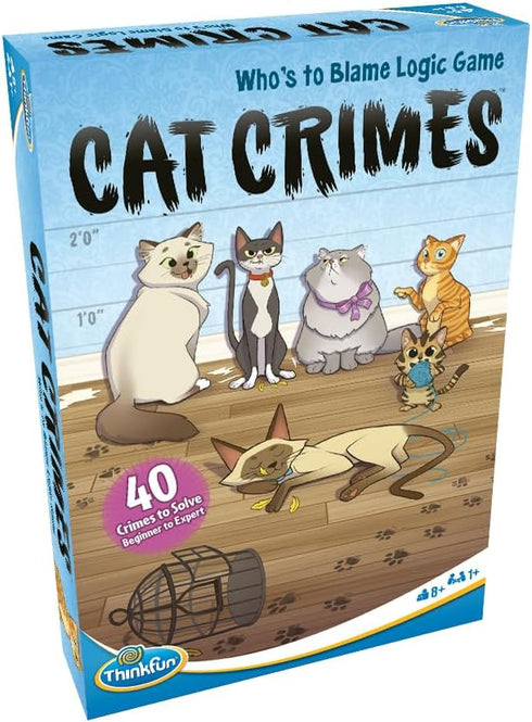 ThinkFun Cat Crimes Brainteaser - Engaging Logic Game for Kids and Adults, Develops Critical Reasoning Skills