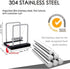 Newton's Cradle Balance Ball with Metal Pendulum Balls, Black Wooden Base Physics Science Ornaments for Desk