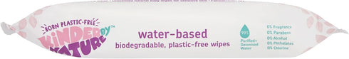 56 Count 12 packs) Jackson Reece Kinder by Nature Water-Based Baby Wipes - (Case