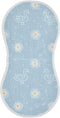 decor gift Cotton Muslin Baby Burp Cloths Breathable Cartoon Swan Sunflower Pastel Blue washcloth