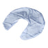 Grey & Blue Washable Nursing Pillow Cover - Soft Satin for Breastfeeding
