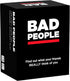 BAD PEOPLE Party Game - Hilarious Adult Card Game to Find Out What Your Friends Really Think