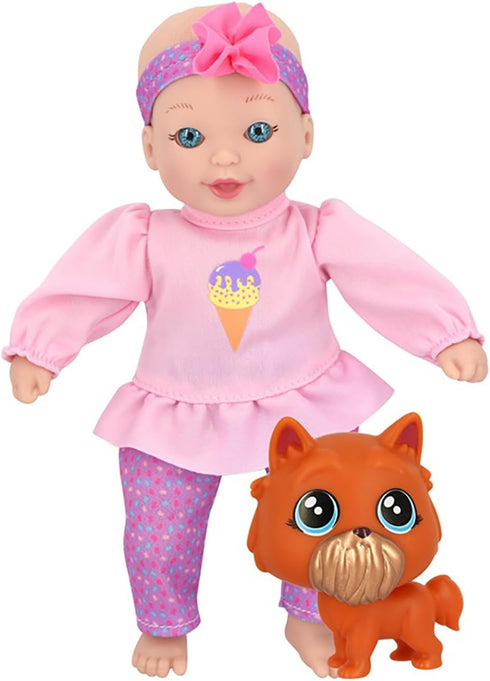 New Adventures Little Sweeties Baby Doll with Pets