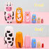 Winterworm Set of 6 Farm Animal Nesting Dolls, Wooden Russian Doll Matryoshka for Easter Christmas Birthday Gift