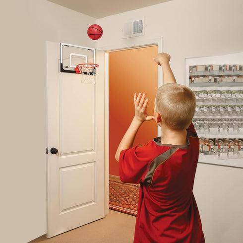Mini Basketballs 3 Pack - 6" Small Basketball Set with Pump, Durable PVC for Mini Basketball Hoop, Indoor Outdoor Toy
