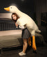 Giant Goose Stuffed Animal, 35.4 Inch Soft Goose Plush Pillow, Cute Duck Plush Toy for Kids