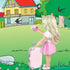 BNUZEIYI 17Pcs 18 Inch Girl Doll Clothes and Accessories Travel Play Set with Pillow and Camera for Girls