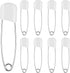 WILLBOND 8 Pcs Diaper Pins Safety 2.2 Inch Plastic Head Cloth Diaper