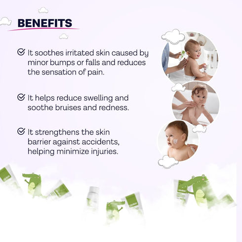 Clinikid 2.65 Oz (1) Organic Moisturizing Baby Cream, Gentle Skin Care For Baby