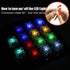 Light Up Bricks Kits Accessories Pack, 14pcs Classic 2x2 Clear LED Building Blocks Toys