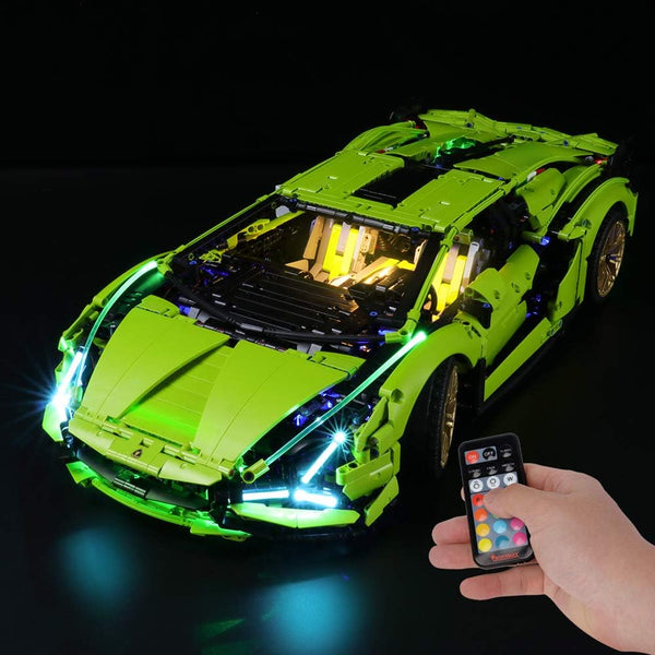 BRIKSMAX LED Lighting Kit for Technic Lamborghini Sián FKP 37 - Compatible with Lego 42115