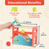 B. toys- Xylo-Pound Whale, Musical Instrument with Hammer & Balls for Developmental Play for Toddlers 1 Year+
