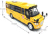 9" Pull Back School Bus with Light Up & Sounds, Die-cast Metal Toy Vehicle