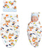 Reborn Baby Doll Clothes Swaddle Blanket Hat (Dinosaur Pattern) for 17-22 inch