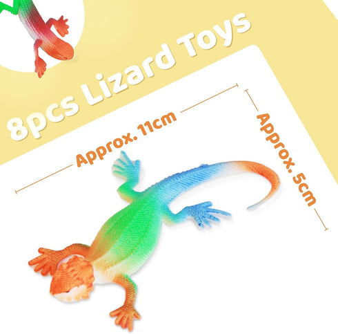 '-16pcs 3+ Lizard Series Temperature Color Changing Bath Toys,Water Table Toy for Easter Egg Fillers,Goodie Bags