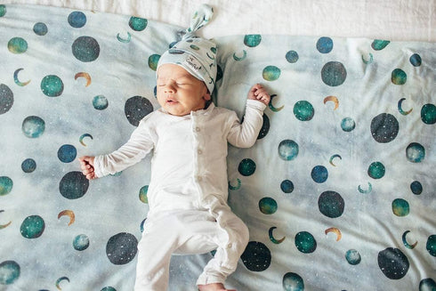 Lunar Design Large Baby Swaddle Blanket - Premium Knit