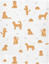 52 28 9In Crib Sheets for Boys Labradoodle Dog Toddler Baby Girl Sheets for Crib,Neutral Mini Crib Nursery Mattress