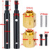 RCLIONS Steel Stub Axle with Brass Extended Wheel Hubs Hex +14mm for TRX4 1/10th RC Crawler Car