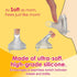 8oz 2 1+ Nenesupply Silicone Baby Bottles Newborn Feeding Bottles Slow Flow Breastfeeding Bottle for Breastfed Babies