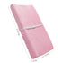 Solid Changing Table Pad Cover Cradle Sheet, Fits 32"/34''x16" Contoured Diaper Changing Pad, Ultra Soft Cozy Dots Plush Changing Table Covers, Breathable Wipeable Removable (Candy Pink)