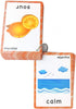SANTSUN Set Toddlers(47 of Adjectives&Antonym Flash Cards for pc) | Kids Learning Flashcard & Montessori Pocket Cards