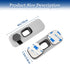 YOLCAR 3M 4in Safety Lock - Grey Fridge & Cabinet Lock for Kids, Adhesive, No Drilling, Length, for Kitchen, Dining