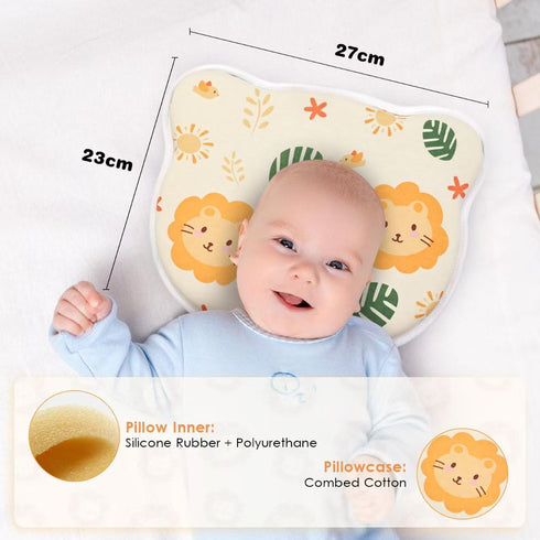 Eureka Baby Memory Foam Pillow, Skin-Friendly & Breathable, Soft & Cosy, Easy Clean & Machine Washerable, Ideal