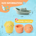 Baby Bath Toys, 11-Piece Water Table Toys with Floating Boats for Toddlers 1-3, Dishwasher Safe Infant Gifts