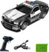 GoolRC 1:12 Scale RC Drift Car 2.4GHz Remote Control Police Car with Lights Siren 4WD High Speed Racing Toy