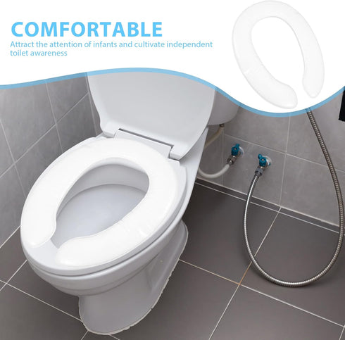 Toilet Seat Cushion Cover: Children Toilet Seat Detachable Soft Cushion Pad Replacement Bathroom Accessory For Toddler