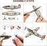 24 Pack War Glider Planes – Toy Glider Plane with 6 Different Designs, Easy Assembly, Party Favors for Kids, Birthday &