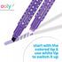 12 Pack Ooly Make No Mistake Erasable Markers, Stress and Mess Free Marker You Can Erase, Drawing & Coloring Pens