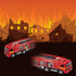 Set 2 3-5 1-3 Pullback ArtCreativity Diecast Fire Truck Toy, of Firetruck Toys Years Old, Engine Rescue Trucks, Diecast