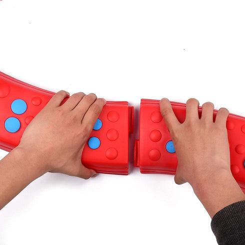 8 Set, Special Supplies Wavy Circle Balance Beams Stepping Stones for Kids, Pc. Non-Slip Textured Surface and Slip