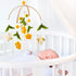 Set OESSUF Baby Mobile for Crib Crib Nursery Mobile for Boys Girls Boho Bee Flower Nursery Decor Soothe Toy Baby Shower